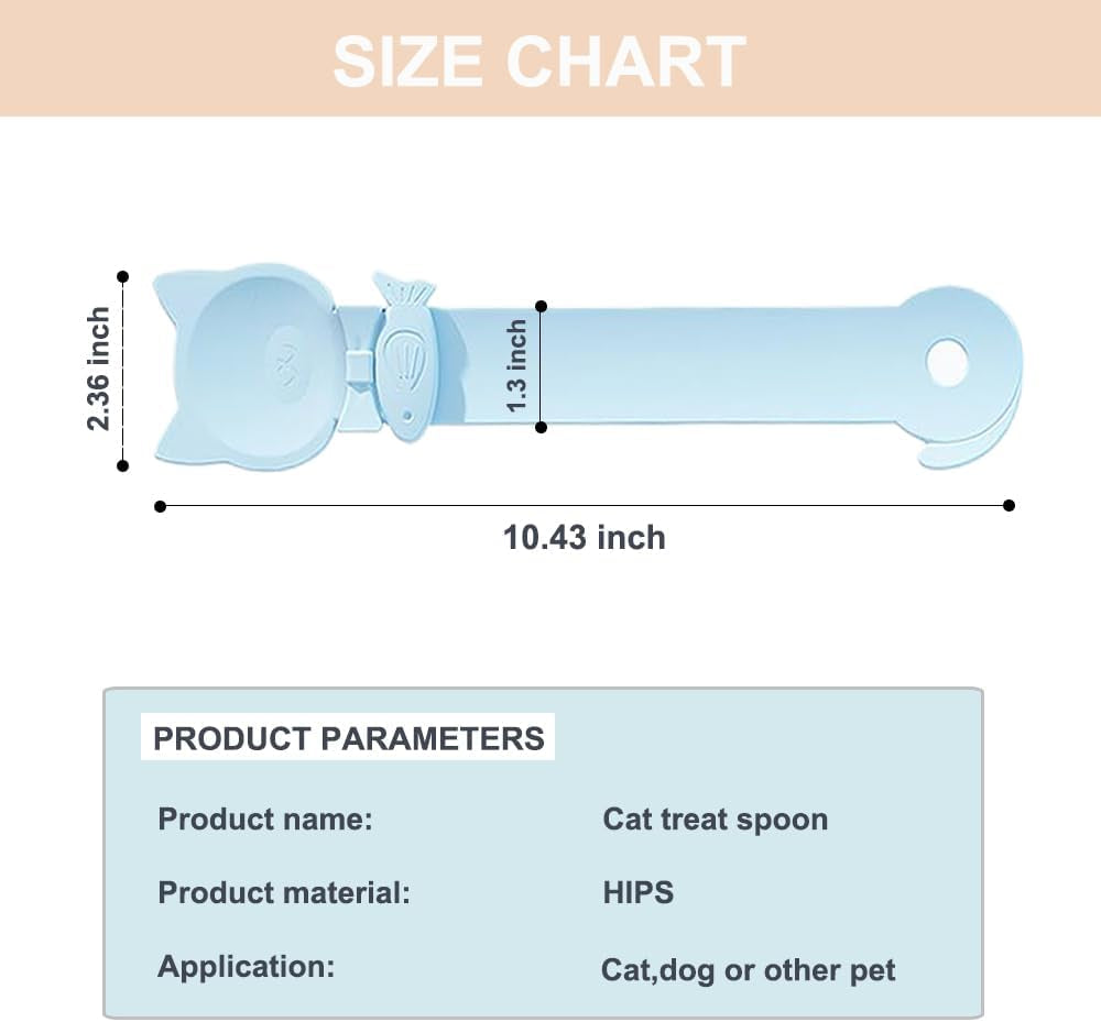 -3PCS Cat Treat Spoon Squeeze,Cat Strip Feeder Spoon,Easy Feeding Spoons for Licky Treats,Pet Food Spoons for Wet Food, Suitable for Churu Paste Treat(3 Color)