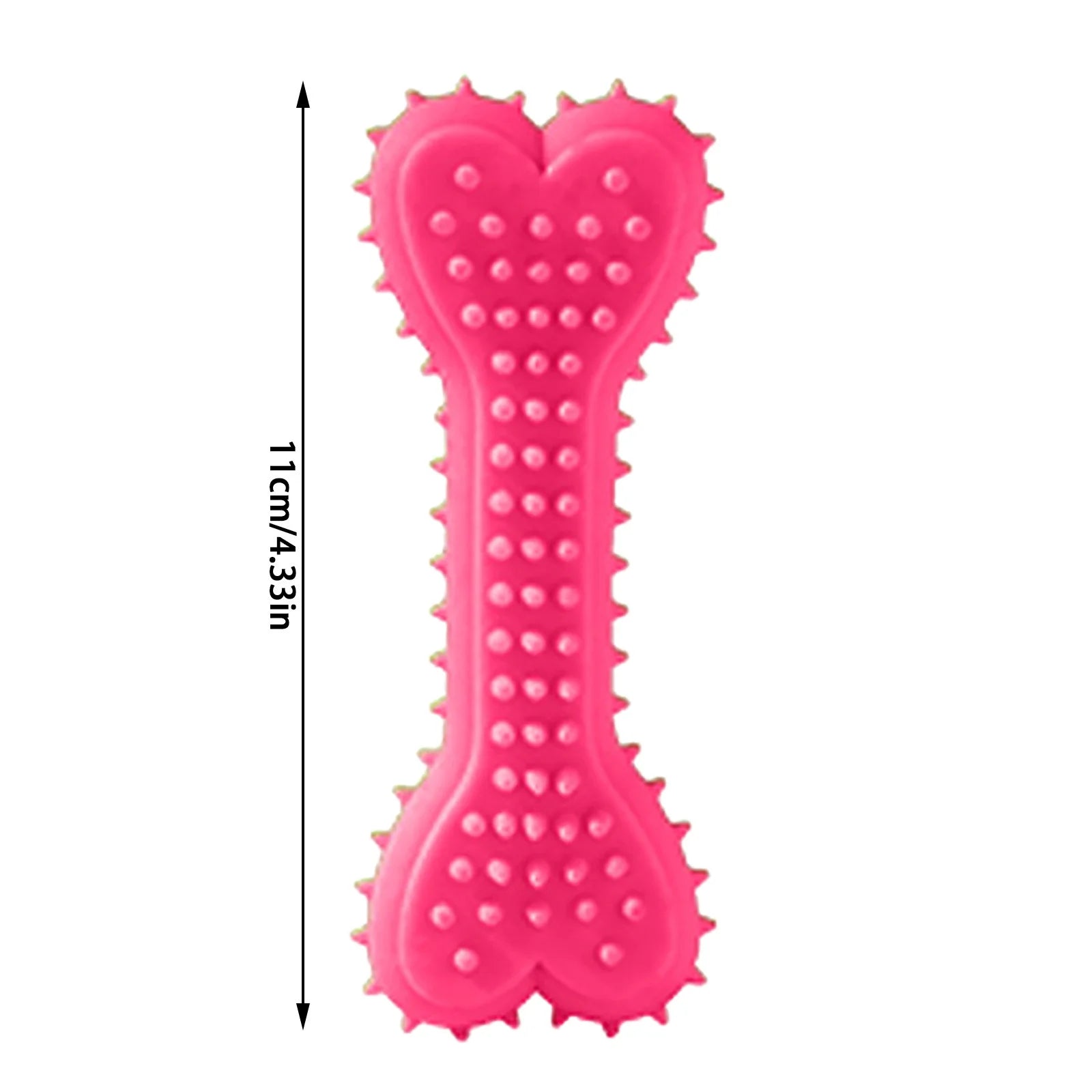 Dog Chew Toys 3PCS Rubber Toothbrush Toys 4.3 Inch Bone Shape for Small and Medium Dogs Coffee Warmers Mats Puppy Christmas Big Dog for Large Dogs Aggressive Chewers Hard Rubber for Dogs Xmas Dog For