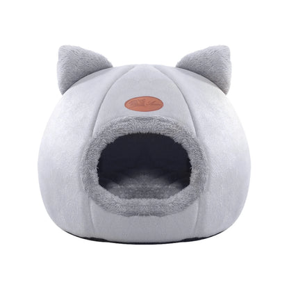 Warm Pet Cave Indoor Cat House Soft Cat Tent Bed Cute Cat Cubby Cozy Dog House Bed Pet Supplies 2025
