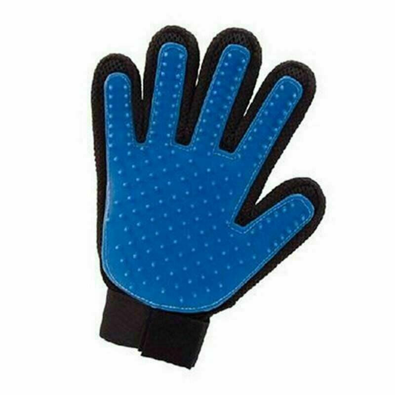 1 Pair Pet Dog Cat Hair Remover Mitt Massage Brush Deshedding Grooming Gloves