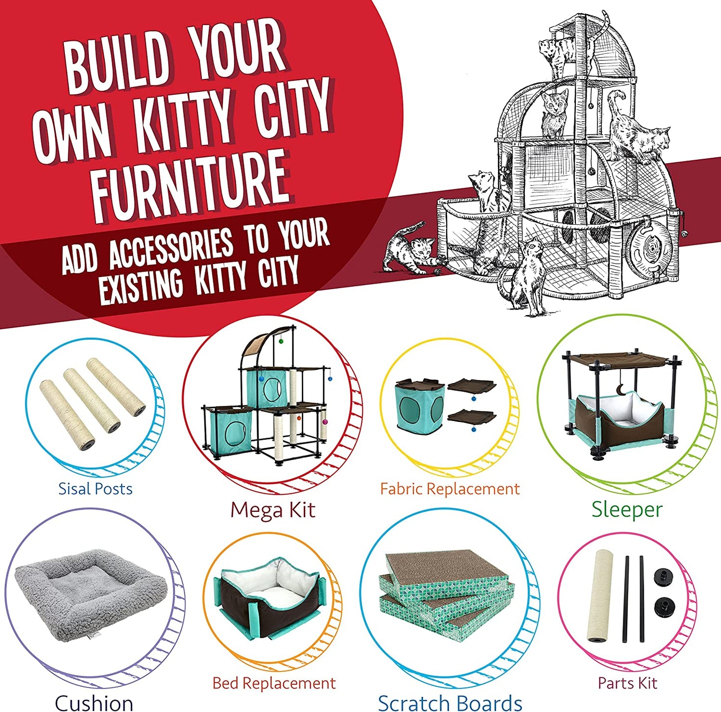 Sleeper Cat Bed (Textile Replacement)