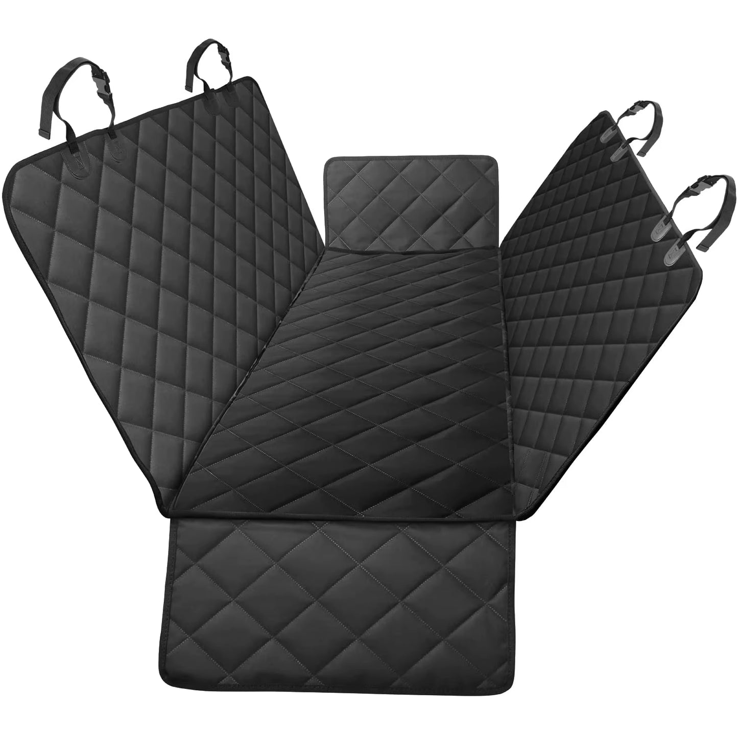 Dog Car Seat Cover Waterproof Dog Hammock Car Dog Car Blanket Mats Case for Rear Back 2 in 1 for Trunk Dog Car Protector