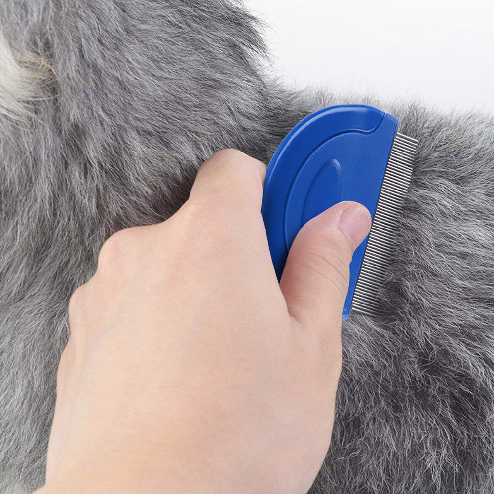 Flea Comb for Cats Dogs Pet Hair Grooming Tools Deworming Brush Fur Remove