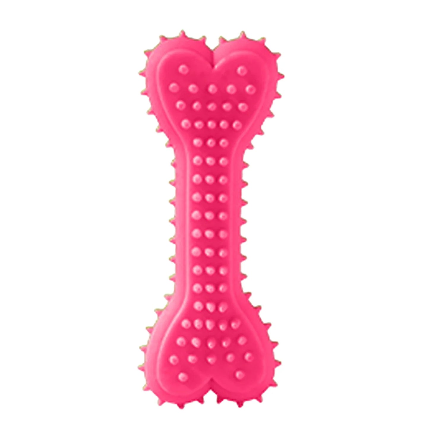 Dog Chew Toys 3PCS Rubber Toothbrush Toys 4.3 Inch Bone Shape for Small and Medium Dogs Coffee Warmers Mats Puppy Christmas Big Dog for Large Dogs Aggressive Chewers Hard Rubber for Dogs Xmas Dog For