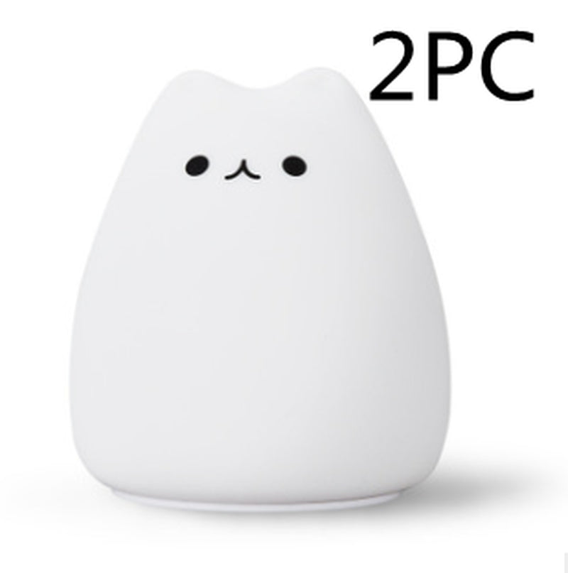 Silicone Touch Sensor LED Night Light for Children Baby Kids