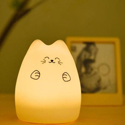 Silicone Touch Sensor LED Night Light for Children Baby Kids