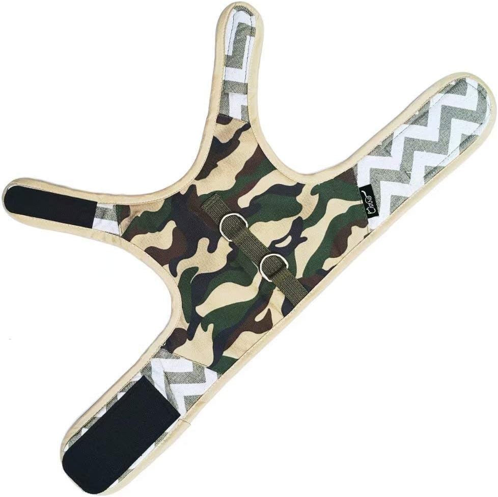 Cat Harness and Leash Set, Camo Green, X-Small | Escape Proof, Vest Style, Adjustable, Soft, Lightweight, Bulk-Free