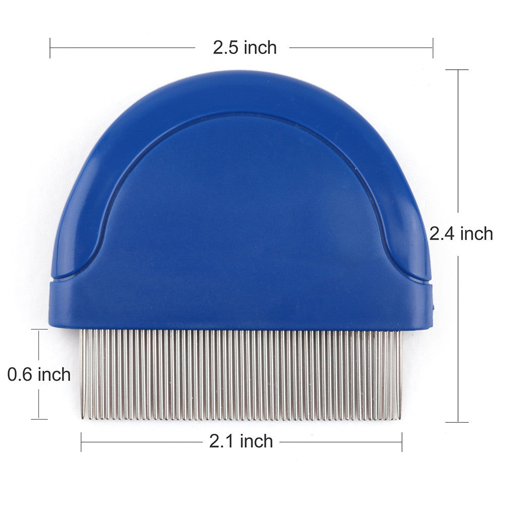 Flea Comb for Cats Dogs Pet Hair Grooming Tools Deworming Brush Fur Remove